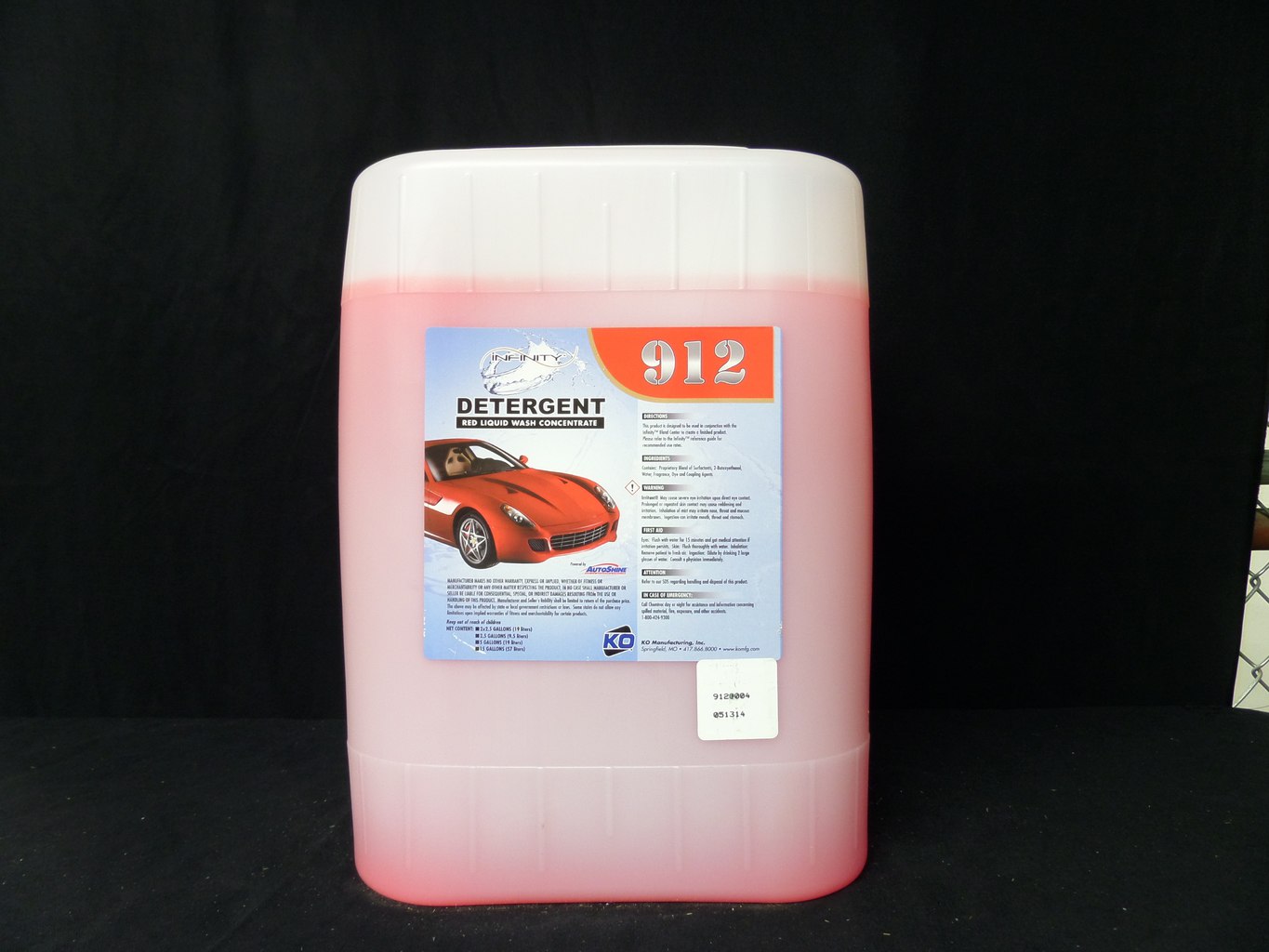 Infinity Detergent Red Liquid Wash Concentrate #912